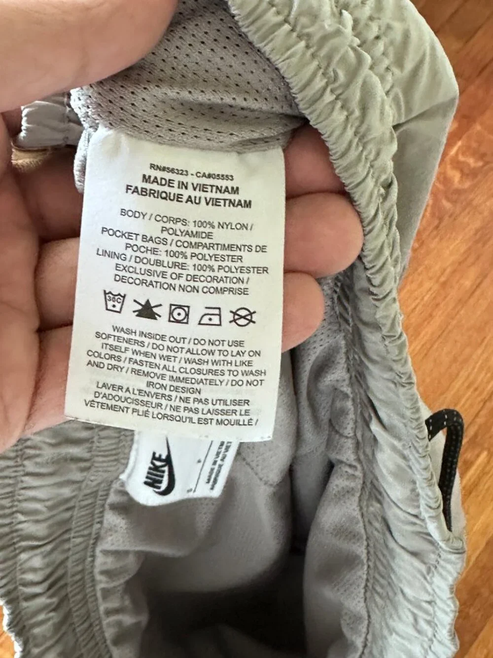 Nike Tech Essentials Lined Commuter Pants Gray Men’s S DQ4343-016